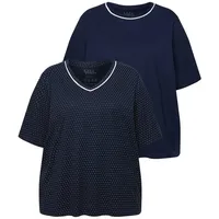 Ulla Popken Pyjama in nachtblau 54-56