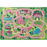 Andiamo Kinderteppich »Street«, rechteckig, 5 mm Höhe, Straßen-Spiel-Teppich, weiche Spielunterlage, rutschhemmend pink