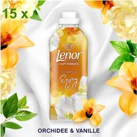 15x Lenor Weichspüler Orchidee & Vanille 950ml Dufttherapie