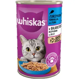 Whiskas Nassfutter mit Thunfisch in Gelee 24 x 400 g