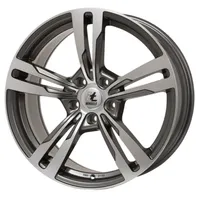 ITWHEELS Alufelge 19 zoll ITWHEELS Anna 5x112 8,5J ET45, Farbe Anthrazit Glänzend Poliert