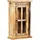 vidaXL Wandschrank Altholz Massiv 44x21x72 cm