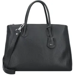 abro Adria Shopper Tasche Leder 41 cm Laptopfach black-nickel