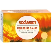 Sodasan Stückseife Calendula & Aloe 100 g