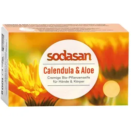Sodasan Stückseife Calendula & Aloe 100 g