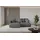 altdecor Ecksofa Cord 2-Sitzer Dunkelgrau