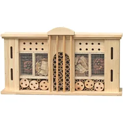Insekten Hotel Käfer Brut Nist Bienen Kasten Haus natur Kiefer Bambus Pinie Holz