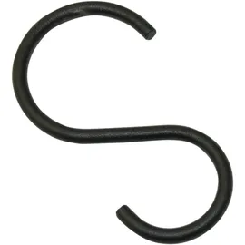 GARDINIA S - Haken Industrial Home Ø 25 mm Schwarz 10 Stück