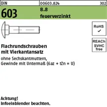 F. REYHER Nchfg. GmbH & Co. KG Flachrundschraube DIN 603 M12 x 25 100 Stück
