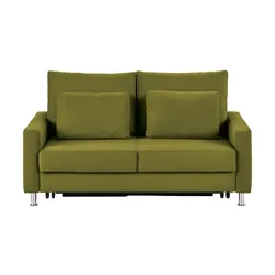 Schlafsofa grün - Mikrofaser  ¦ grün ¦ Maße (cm): B: 186 H: 90 T: 95.0