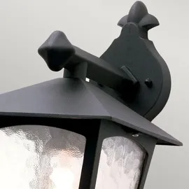 Elstead Lighting Außenwandleuchte Aluminium 31,0 cm inkl. E27 dimmbar schwarz