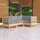 vidaXL Garten-Lounge-Set 4-tlg. grau Kiefernholz