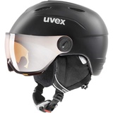 Uvex junior visor pro Kinderskihelm 52-54 cm, 91 black mat)