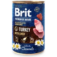 Brit Premium by Nature Junior Pute mit Leber 400g