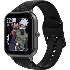 ABYX Fit Touch 3 BT 20 mm Aluminiumgehäuse Space Grau Silikonarmband Schwarz 20 mm