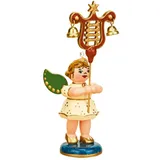 Hubrig Volkskunst Zschorlau Erzgebirge Hubrig-Volkskunst Engel mit Lyra, Höhe 6,5 cm