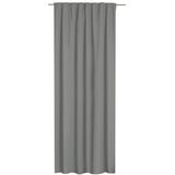 Elbersdrucke Vorhang mit verdecken Schlaufen FD Sundown 07 grau verdunkelnd 255 x 140 cm Vorhang für Wohnzimmer Schlafzimmer Flur 198725
