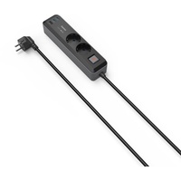 Hama Steckdosenleiste mit Schalter, 2-fach, 1x USB-A/2x USB-C 65W