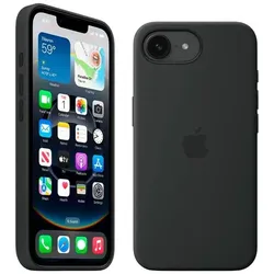 Apple Smartphone-Hülle »Silikon Case« iPhone 16e schwarz