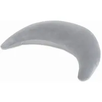 Theraline Plüschmond Baumwolle silbergrau