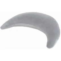 Theraline Plüschmond Baumwolle silbergrau