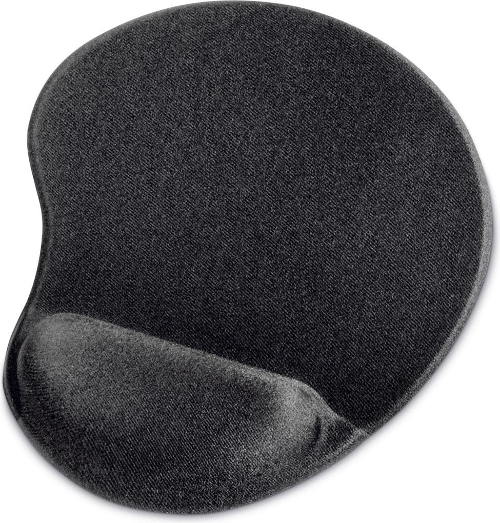 hama mousepad mit handgelenkauflage ergonomic schwarz