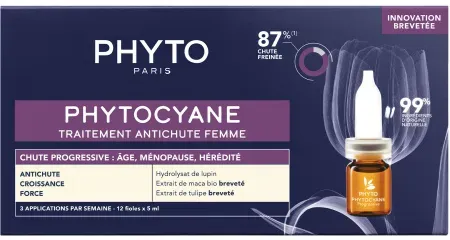 Phyto Paris Phytocyane Frauen Behandlung Progressiv Ampullen 12x5ml