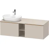 Duravit D-Neo Konsolenwaschtischunterbau wandhängend Taupe Matt 1400x550x459 mm - DE4950L04910000 DE4950L04910000