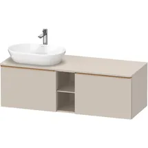 Duravit D-Neo Konsolenwaschtischunterbau wandhängend Taupe Matt 1400x550x459 mm - DE4950L04910000 DE4950L04910000