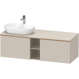 Duravit D-Neo Konsolenwaschtischunterbau wandhängend Taupe Matt 1400x550x459 mm - DE4950L04910000 DE4950L04910000