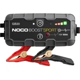 NOCO GB20 Boost Sport 500A Starthilfe Powerbank, Lithium-Starthilfebox, Kfz-Batterie-Booster und HD-Starthilfekabel für Benzinmotoren bis zu 4,0 Litern Hubraum