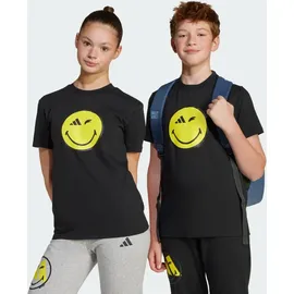 Adidas X Smileyworld Graphics Kurzarm-T-Shirt Black / Bright Yellow / Carbon / White 128