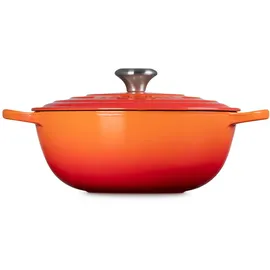 Le Creuset Signature La Marmite Bräter 24 cm ofenrot