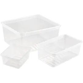 KEEEPER Aufbewahrungsbox Bea 3x1,7 L 2x5,6 L 3x18 L 8-tlg. transparent