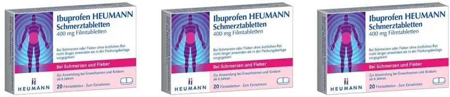 Ibuprofen Heumann Schmerztabletten 400mg