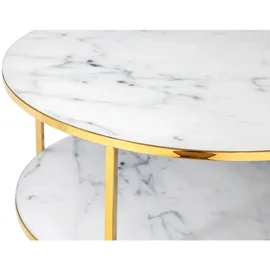 SalesFever Caorle Weiß Gold 80 x 45 cm