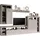 Home Affaire Mehrzweckschrank Hamburg 108 x 126 x 42 cm Weiß
