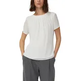 s.Oliver Luftige Chiffon-Bluse mit gesteppter Raffung - 42