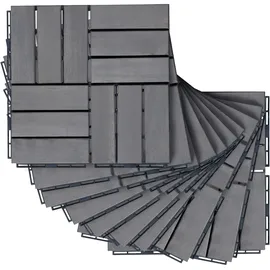 casa.pro Terrassenfliesen Alliste 10er Set 0,9 m2