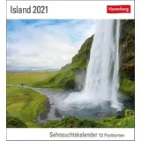 Harenberg Island Sehnsuchtskalender 2021 - Postkartenkalender mit Wochenkalendarium - 53 perforierte Postkarten zum Heraustrennen - zum Aufstellen oder ... x 17,5 cm: Sehnsuchtskalender, 53 Postkarten
