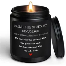 luxuskollektion Duftkerze Ich Liebe Dich 0 g schwarz