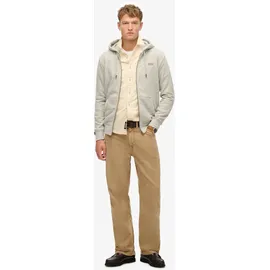 Superdry Essential Logo Zip Hoodie Herren Grau L
