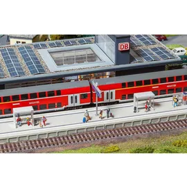 FALLER Moderner Bahnsteig mit Zubehör 120202 H0