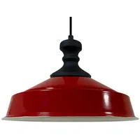 Bamyum Asletl Industrial Rot Metall Lampe