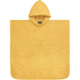 Normani Kinder Baumwoll Badeponcho Manama in Gelb | Gr.: 60 x 60 cm