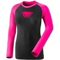 Dynafit Speed Dryarn Langarm-baselayer - Pink Glo / Black Out - DE 38