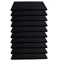 BigDean Stufenmatte 65 x 26 cm Schwarz