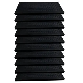BigDean Stufenmatte 65 x 26 cm Schwarz