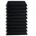 BigDean Stufenmatte 65 x 26 cm Schwarz
