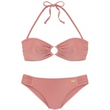 LASCANA Bandeau-Bikini Gr. 34, Cup A/B, altrosa, Gr.34